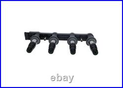 Bosch Ignition Service Kit (Spark Plugs + Ignition Coil) fits Chevrolet Kalos