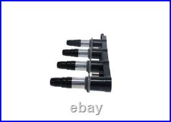 Bosch Ignition Service Kit (Spark Plugs + Ignition Coil) fits Chevrolet Kalos