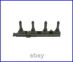 Bosch Ignition Service Kit (Spark Plugs + Ignition Coil) fits Vauxhall VX220