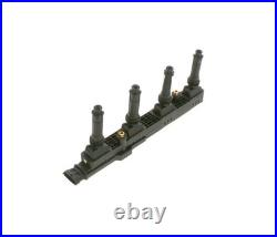 Bosch Ignition Service Kit (Spark Plugs + Ignition Coil) fits Vauxhall VX220