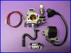 Carburetor, Ignition Coil, Fuel Line Tune Up Kit For 066 Ms660 Stihl Chainsaws