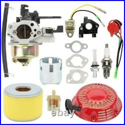 Carburetor Kit GX240 GX270 Recoil Starter Ignition Coil Air Filter Spark plug