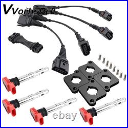 Coil Conversion ICM Removal Kit R8 for Audi 2.0T Coilpack Plates 97-99.5 1.8T A4