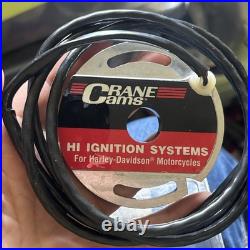 Crane Cams Single Fire Ignition Kit Harley Davidson Unused 8-2000 2 Coils HI-2