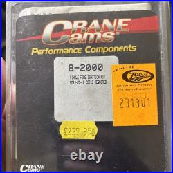 Crane Cams Single Fire Ignition Kit Harley Davidson Unused 8-2000 2 Coils HI-2