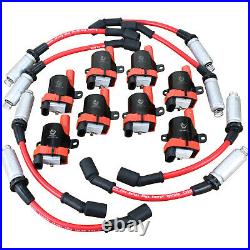 Dragon Fire Performance Ignition Coils & Spark Plug Wire Set LS1 LS2 LS3 LS6 LS7