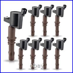ENA Set of 8 Brown Boot Ignition Coil Pack Compatible with Ford Lincoln Mustang ENA Set of 8 Brown Boot Ignition Coil Pack Compatible with Ford Lincoln Mustang