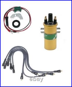 Electronic Ignition Kit Coil Leads For Peugeot 304 1970's with Ducellier non Vac Electronic Ignition Kit Coil Leads For Peugeot 304 1970's with Ducellier non Vac