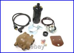Electronic Ignition and Coil Conversion Kit 6V Positive Gr Fits FORD 1247XTP6