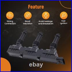 Engine Ignition Coil Kit for Opel Corsa B C 1.0L X10XE 01208306 Direct Fit