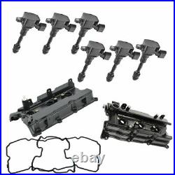 Engine Valve Covers Gaskets & Ignition Coil Kit Set for Nissan Infiniti New