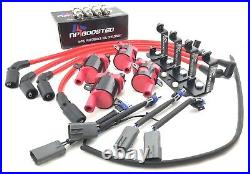 FITS RX8 RX-8 GM Ignition Coil Kit with NGK Plugs / 10mm Wires / Bracket / Loom