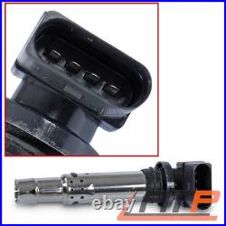 FOR VW SKODA SEAT AUDI 4x NGK IGNITION COIL KIT PENCIL-TYPE 4 POLES 31977045
