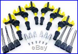 Fairlady Z 300zx Ignition Coils & Ngk Spark Plugs Wire Harness Repair Kit V6 3l