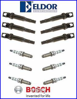 For BMW 6 Ignition Coils & 6 Spark Plugs Kit Newest Version 12138657273/ZGR6STE