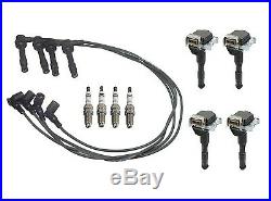 For BMW E36 318is 1992-93 Bosch Ignition Tune Up Kit Coils Spark Plugs Wire Set
