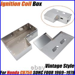 For Honda CB750 Chopper Ignition Coil Box Cover Electronics Hideaway Lid Vintage