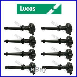 For Jaguar XF XJ Land Rover LR4 5.0 V8 Set of 8 Direct Ignition Coils KIT Lucas
