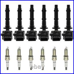 For Mercedes-Benz C300 2008-2012 6PCS Ignition Coil & Spark Plug Replacement Kit