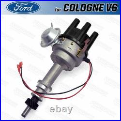 Ford Cologne V6 Electronic Distributor Viper Dry Coil Red 8mm Silicone HT Leads