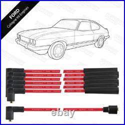 Ford Cologne V6 Electronic Distributor Viper Dry Coil Red 8mm Silicone HT Leads