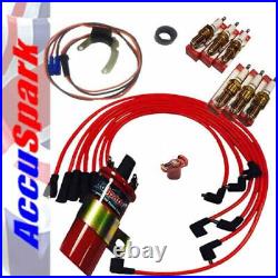 Ford Essex V6 Bosch Distributor AccuSpark Module Pack, Sports red coil