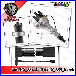 Ford Essex V6 Electronic Distributor with Sports Coil and Black Leads
