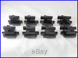GM 4.8L 5.3L 6.0L Square Style Ignition Coils kit V8 set of 8 Free Grease Pack