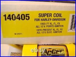 Harley Coil Kit Accel High Energy FXR FXD FXST XL FLH 1965-'99 V-Twin 32-0132 Y3