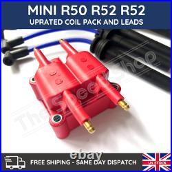 High Performance Uprated Coil Pack & Leads For Mini Cooper S & JCW R50 R52 R53