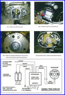 Honda CB CL 250 350 twin elektr. Zündung Boyer electronic ignition kit with coil