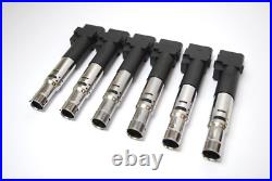 IGNITION COILPACKS for VW GOLF MK4 R32 2002 2004 SUREFIRE COILPACK SET x 6