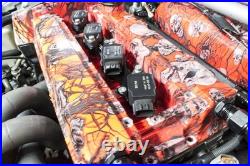 Ignition Coil Conversion Kit with Nissan Coils (Blue) 4G63 to R35 GTR EVO 4-9