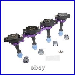 Ignition Coil Conversion Kit with Nissan Coils (Purple) 4G63 to R35 GTR EVO 4-9