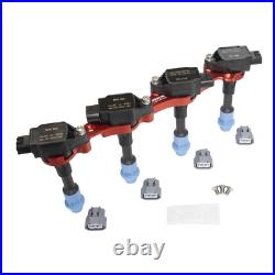 Ignition Coil Conversion Kit with Nissan Coils (Red) 4G63 to R35 GTR EVO 4-9