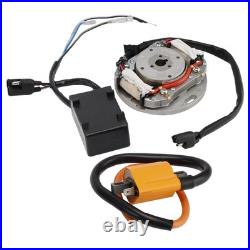 Ignition Coil Flywheel Rotor Stator CDI Kit For Kawasaki KX125 KX250 1974-86