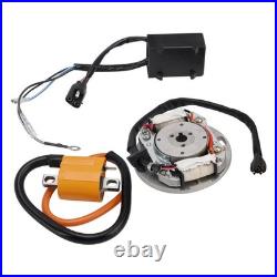 Ignition Coil Flywheel Rotor Stator CDI Kit For Kawasaki KX125 KX250 1974-86