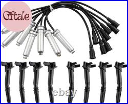 Ignition Coil Kit 9 Piece Compatible with 2018-2022 Ford F-250 Super Duty 2018-2