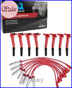 Ignition Coil Kit 9 Piece High Performance Compatible with 2018-2022 Ford F-250