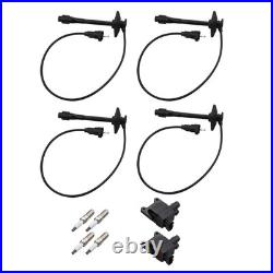 Ignition Coil Kit WithCoils&Wire&Spark Plugs Accessories Replace For Toyota UF180