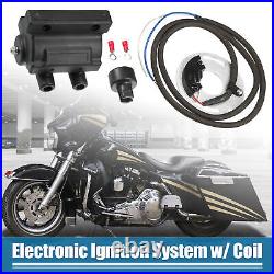 Ignition Coil Mount Kit Dual Fire Ignition Coil for Harley Big Twin 1970-1999