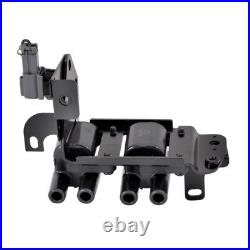 Ignition Coil Pack & Lead Kit for Kia Rio JB LX S Sport 2007-2011 1.4L G4EE
