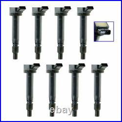 Ignition Coil Pack Set of 8 Kit for Land Cruiser Sequoia LS460 LX570 Tundra