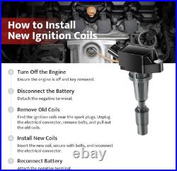Ignition Coil Pack and Spark Plug Fit for 2.4L 2.4 2016 2017 2018 2019 2020 Hyun