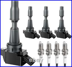 Ignition Coil Pack and Spark Plug Fit for 2.4L 2.4 2016 2017 2018 2019 2020 Hyun