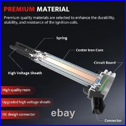 Ignition Coil Pack and Spark Plugs Fit for 2.0T Turbo VW Jetta Passat GTI Tiguan