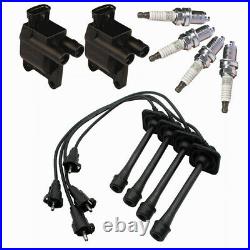 Ignition Coil Wire Set Kit + NGK Spark Plugs For Toyota Camry Rav4 Solara