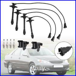 Ignition Coil+Wire+Spark Plug Kit UF180 For Toyota Camry RAV4 L4