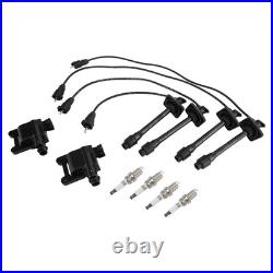 Ignition Coil+Wire+Spark Plug Kit UF180 For Toyota Camry RAV4 L4
