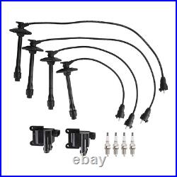 Ignition Coil+Wire+Spark Plug Kit UF180 For Toyota Camry RAV4 L4 H7 H7